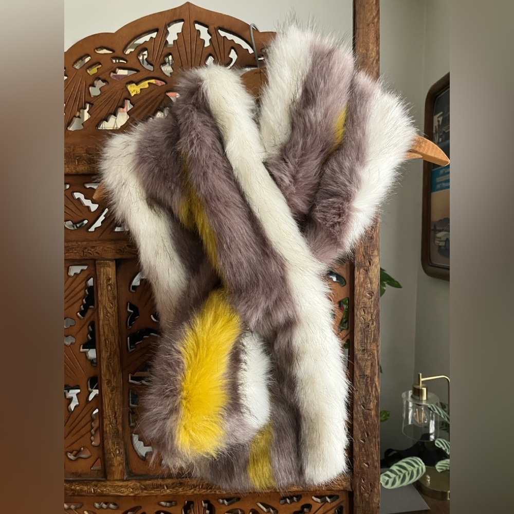 A New Day faux fur stole wrap